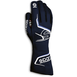 Race gloves Sparco Arrow with FIA (outside stitching) blue