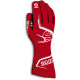 Race gloves Sparco Arrow with FIA (outside stitching) red
