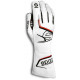Gloves Race gloves Sparco Arrow with FIA (outside stitching) white | races-shop.com