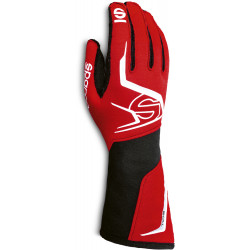 FIA race gloves Sparco TIDE (external stitching), red