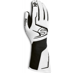 Race gloves Sparco Tide with FIA (outside stitching) white