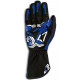 Gloves Race gloves Sparco Rush (inside stitching) blue | races-shop.com