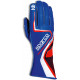 Race gloves Sparco Record (external stitching) blue