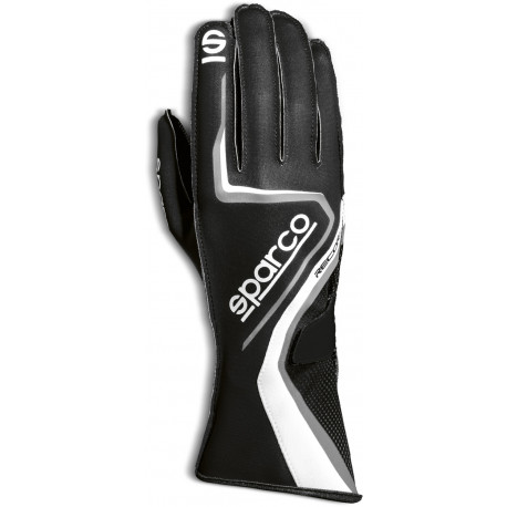 Gloves Karting gloves Sparco RECORD (external stitching), black/grey | races-shop.com