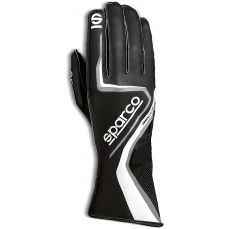 Gloves Race gloves Sparco Record (external stitching) black/grey | races-shop.com