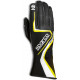 Gloves Karting gloves Sparco RECORD (external stitching), black/yellow | races-shop.com