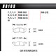 Brake pads HAWK performance Front brake pads Hawk HB103E.590, Race, min-max 37°C-300°C | races-shop.com