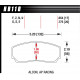 Brake pads HAWK performance brake pads Hawk HB110F.654, Street performance, min-max 37°C-370°C | races-shop.com