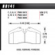Brake pads HAWK performance Rear brake pads Hawk HB141F.650, Street performance, min-max 37°C-370°C | races-shop.com