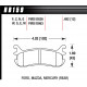 Brake pads HAWK performance Rear brake pads Hawk HB159S.492, Street performance, min-max 65°C-370° | races-shop.com