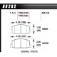Brake pads HAWK performance Front brake pads Hawk HB202F.580, Street performance, min-max 37°C-370°C | races-shop.com