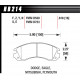 Brake pads HAWK performance Front brake pads Hawk HB214N.618, Street performance, min-max 37°C-427°C | races-shop.com