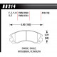 Brake pads HAWK performance Front brake pads Hawk HB214Z.618, Street performance, min-max 37°C-350°C | races-shop.com