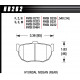 Brake pads HAWK performance Rear brake pads Hawk HB262E.540, Race, min-max 37°C-300°C | races-shop.com