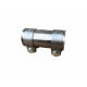 Exhaust clamps Exhaust connector 60mm (2,3") SS | races-shop.com