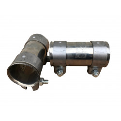 Exhaust connector 64mm (2,5") SS