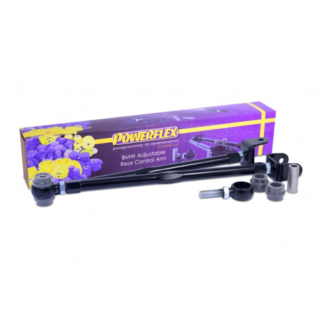 Polyurethane bushings Powerflex Adjustable Rear Lower Control Arm Kit BMW 3 Series E46 (1999 - 2006) | races-shop.com