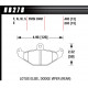 Brake pads HAWK performance Rear brake pads Hawk HB278W.465, Race, min-max 37°C-650°C | races-shop.com