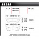 Brake pads HAWK performance Rear brake pads Hawk HB286Y.591, Street performance, min-max 37°C-370°C | races-shop.com