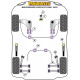 Polyurethane bushings Powerflex Jack Pad Adaptor Mini R56/57 Gen 2 (2006 - 2013) | races-shop.com
