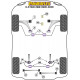 Polyurethane bushings Powerflex Front Engine Mounting Insert (Diesel) Saab 9-5 YS3G 2WD (2010 - 2012) | races-shop.com