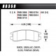 Brake pads HAWK performance Rear brake pads Hawk HB359G.543, Race, min-max 90°C-465°C | races-shop.com