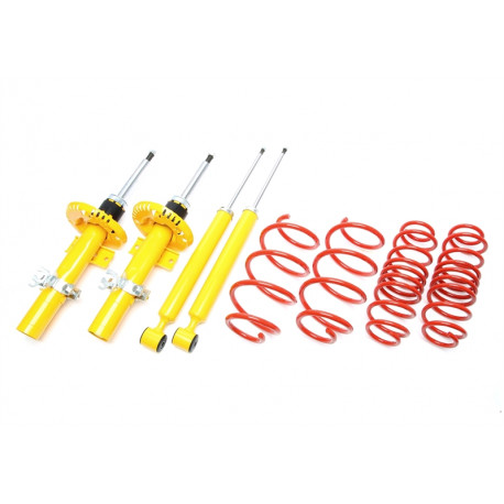 Sport suspension with fixed reduction Sport suspension kit TA-TECHNIX for Skoda Fabia 5J, 35/25mm | races-shop.com