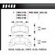 Brake pads HAWK performance Front brake pads Hawk HB400F.630, Street performance, min-max 37°C-370°C | races-shop.com
