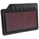 Replacement air filters for original airbox Replacement air filter K&N 33-3050 | races-shop.com