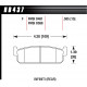 Brake pads HAWK performance Rear brake pads Hawk HB437F.585, Street performance, min-max 37°C-370°C | races-shop.com