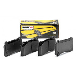 Rear brake pads Hawk HB450Z.555, Street performance, min-max 37°C-350°C