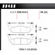 Brake pads HAWK performance Rear brake pads Hawk HB456Z.705, Street performance, min-max 37°C-350°C | races-shop.com
