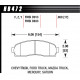 Brake pads HAWK performance Front brake pads Hawk HB472Z.650, Street performance, min-max 37°C-350°C | races-shop.com
