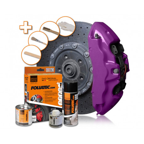 Brake Caliper Paint Foliatec brake caliper lacquer - set, deep violet | races-shop.com