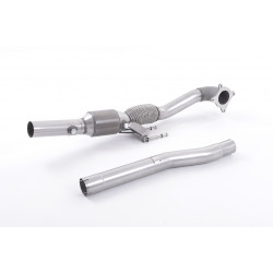 Cast Downpipe with HJS High Flow Sports Cat Milltek exhaust Audi A3 1,8 TSI 2008-2012
