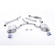 Milltek exhaust systems Cat-back Milltek exhaust Audi A4 2 TFSI 2016-2021 | races-shop.com