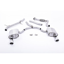 Cat-back Milltek exhaust Audi A4 2 TFSI 2016-2021