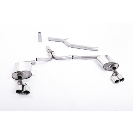 Milltek exhaust systems Cat-back Milltek exhaust Audi A4 3 TDi 2008-2011 | races-shop.com