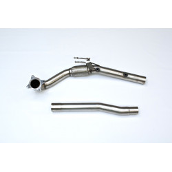 Large-bore Downpipe and De-cat Milltek exhaust Audi S3 2 T 2007-2012