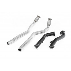 Large-bore Downpipes and Cat Bypass Pipes Milltek exhaust Audi S6 4 TFSI 2012-2018