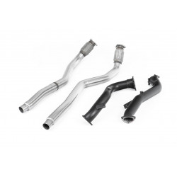 Large-bore Downpipes and Cat Bypass Pipes Milltek exhaust Audi S7 Sportback 4 TFSI 2012-2018