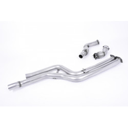 Large-bore Downpipe and De-cat Milltek exhaust BMW 3 Series F80 M3 2014-2018