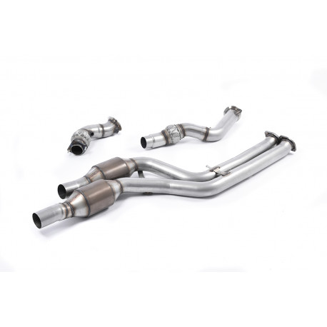 Milltek exhaust systems Large Bore Downpipes and Hi-Flow Sports Cats Milltek exhaust BMW 3 Series F80 M3 2014-2018 | races-shop.com