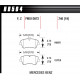 Brake pads HAWK performance Front brake pads Hawk HB504F.740, Street performance, min-max 37°C-370°C | races-shop.com