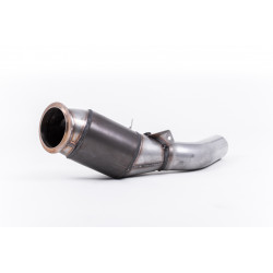 Large Bore Downpipe and Hi-Flow Sports Cat Milltek exhaust BMW 4 Series F32 428i 2014-2021