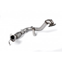 Large-bore Downpipe and De-cat Milltek exhaust Ford Fiesta Mk7/Mk7.5 1.0T 2013-2017