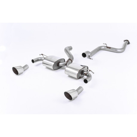 Milltek exhaust systems Cat-back Milltek exhaust Ford Focus MK2 RS 2009-2010 | races-shop.com