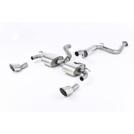 Milltek exhaust systems Cat-back Milltek exhaust Ford Focus MK2 RS 2009-2010 | races-shop.com