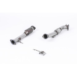 Large Bore Downpipe and Hi-Flow Sports Cat Milltek exhaust Ford Focus Mk2 ST 2005-2010
