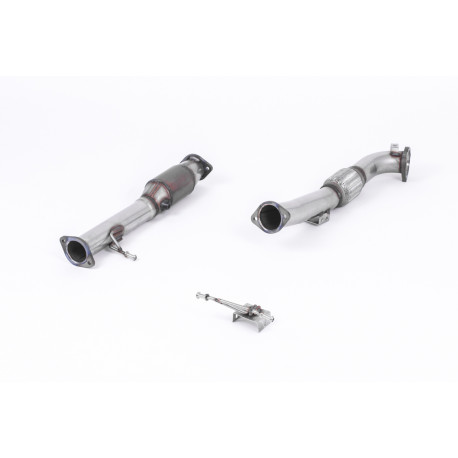 Milltek exhaust systems Large Bore Downpipe and Hi-Flow Sports Cat Milltek exhaust Ford Focus Mk2 ST 2005-2010 | races-shop.com